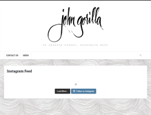 Tablet Screenshot of johngorilla.com